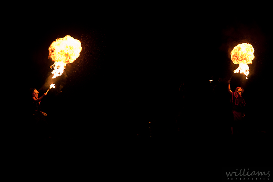 Double fire breathing