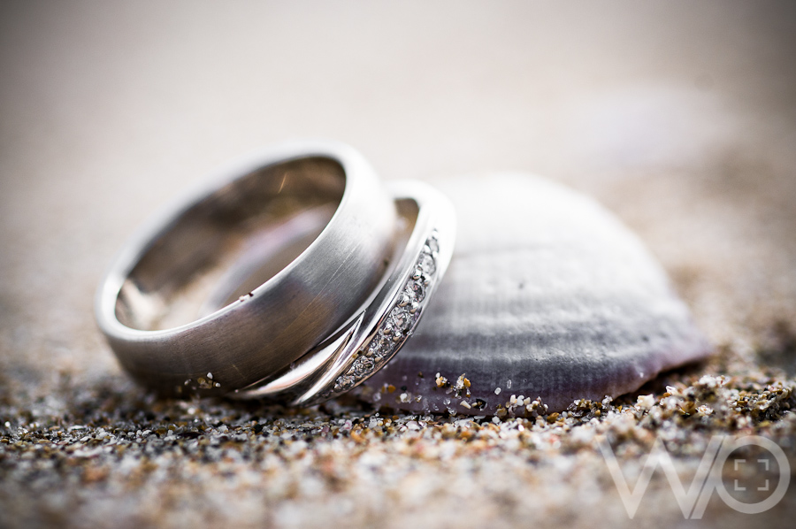 Beach Wedding Ring Photos