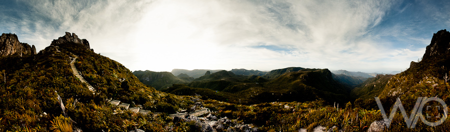 The Pinnacles New Zealand panorama