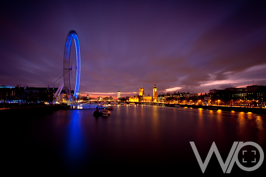 Stunning London Eye and Westminster Photo