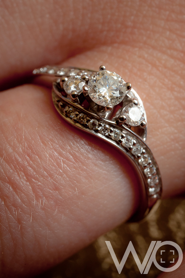 Stunning engagement ring photography