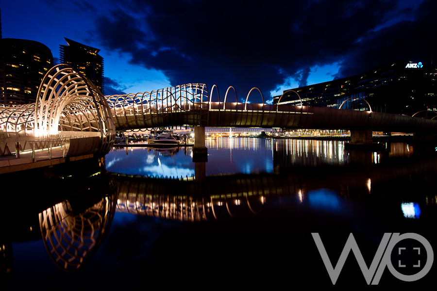 Webb Bridge sunset