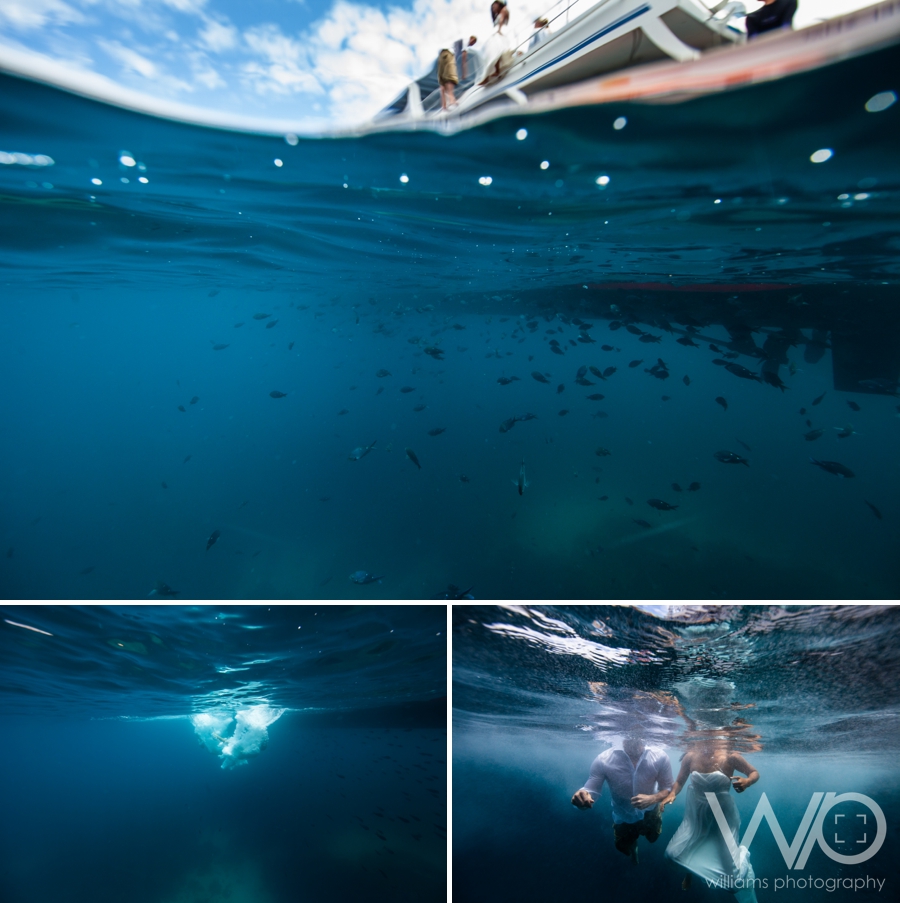 Underwater Wedding Shoot