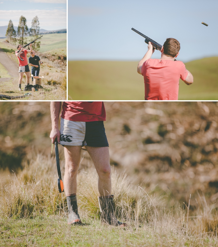 Wedding Day Clay Pigeon Shooting