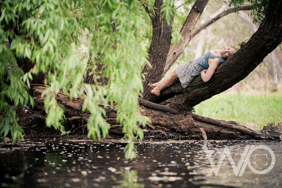 Katrina in tree