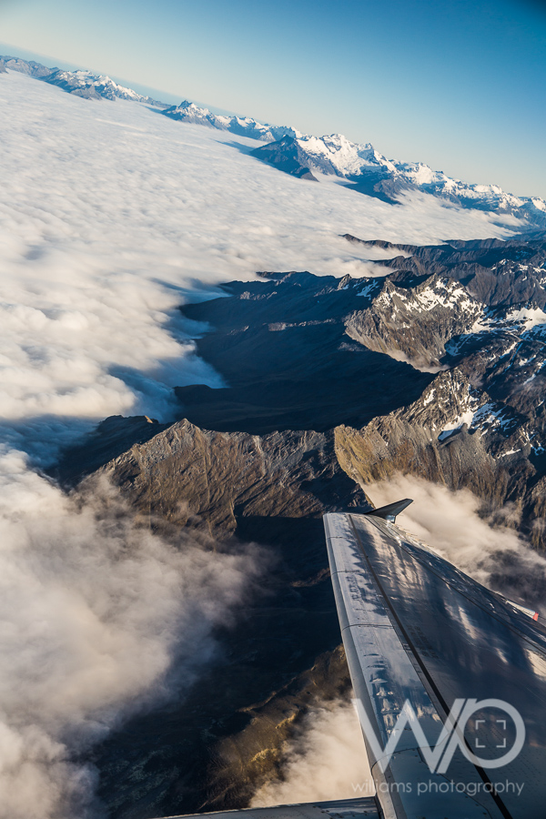 Turning over Southern Alps