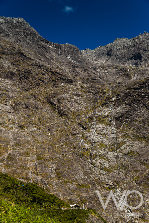 Exit of Homer Tunnel into cliff face