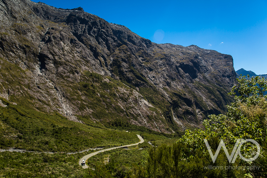 SH94 Milford Road hairpin