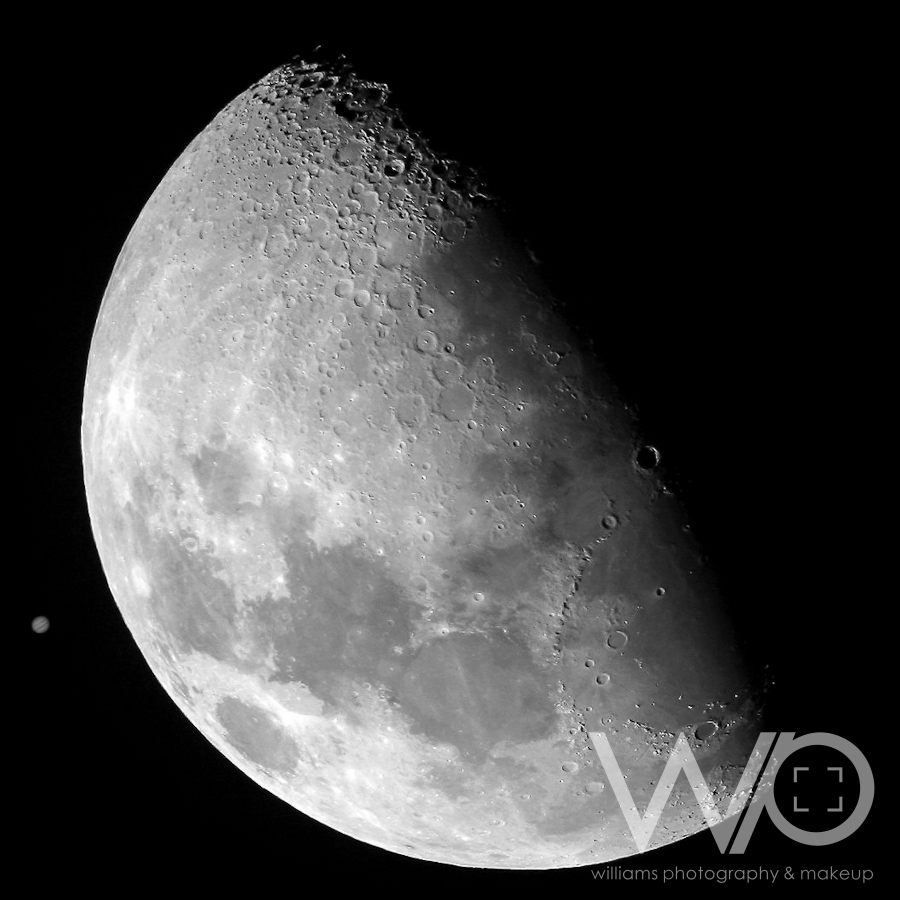 Moon and Jupiter