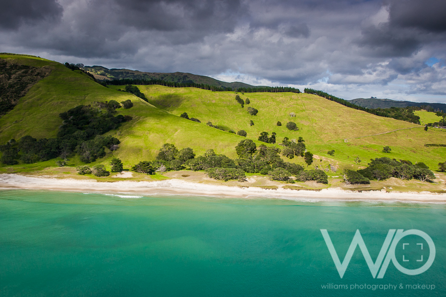 Pakiri Beach aerial photo